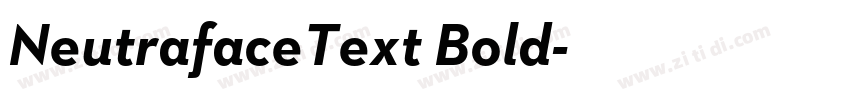 NeutrafaceText Bold字体转换 NeutrafaceText Bold字体转换